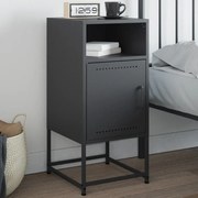vidaXL Mesa de cabeceira 36x39x78 cm aço antracite