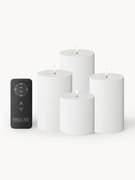 Velas LED artesanais com controlo remoto Real Flame, conjunto de 5