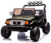 Carro elétrico para crianças Toyota FJ Cruiser XXL 24V 4x4, licença oficial (dois lugares), bateria de lítio portátil, chassis alto, suspensão traseir