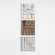 Conjunto De 3 Panos De Cozinha Em Algodão Dacost Castanho - Sklum