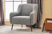 Sofá de 1 Lugar Revos – Cinza – 80x83x78 cm