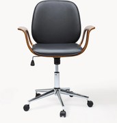 Cadeira de escritório em couro sintético Patron, com altura ajustável