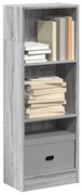 vidaXL Estante 40x24x109 cm derivados de madeira cinzento sonoma