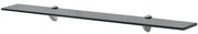 vidaXL Prateleira flutuante vidro 80x20 cm 8 mm
