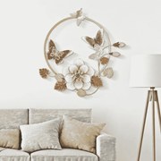 PAINEL DE PAREDE DE FERRO ROUNS 58,4X5,1X63,5 CM MULTICOLORIDO