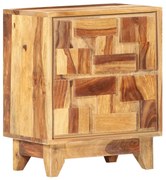 vidaXL Mesa de cabeceira 40x30x50cm madeira maciça