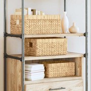 vidaXL Cestos de Armazenamento 3 pcs Natural 40 x 30 x 18 cm