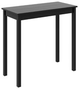 Mesa de bar em MDF preto 115x55x107 cm