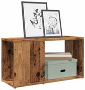 vidaXL Móvel de TV 60x24x32cm derivados de madeira cor madeira velha
