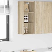 vidaXL Armário suspenso Carvalho Sonoma 30 x 29,5 x 80 cm