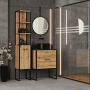 Conjunto de móveis para casa de banho AURA Carvalho dourado artesanal