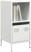 vidaXL Aparador 35x39x73,5 cm aço laminado a frio branco
