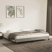 Estrutura de cama 200x200 cm veludo cinzento-claro