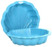 Caixas de areia 2 pcs 77x87x21cm plástico azul