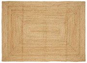 vidaXL Tapete de Área Bege 200 x 290 cm Juta