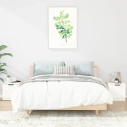 vidaXL Mesas de cabeceira 2 pcs 40x39x40 cm branco