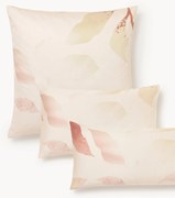 Fronha de almofada em cetim de algodão com padrão floral Marino