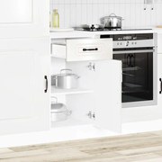 vidaXL Armário de cozinha baixo Kalmar branco alto brilho