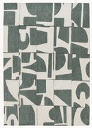 Tapete jacquard de tecelagem plana Papercut