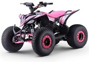 MINI MOTO 4 GASOLINA PARA CRIANÇAS 125cc Roan Ratte R8 automático Rosa