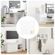 vidaXL Adesivo 12 pcs Branco Ø 20 x 0,5 mm Papel