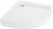 Mexen Rio base de duche semicircular 80 x 80 cm, branco - 47108080
