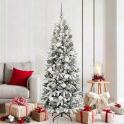 vidaXL Árvore de Natal Artificial Branco 180 cm PVC