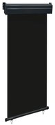 vidaXL Toldo lateral para varanda 80x250 cm preto