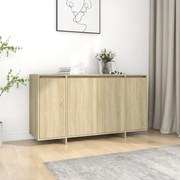 vidaXL Aparador 135x41x75 cm derivados de madeira carvalho sonoma