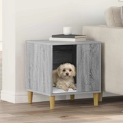 vidaXL Casinha para Cachorro Cinza Sonoma 44 x 42 x 49 cm