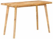 vidaXL Mesa de Jantar Natural 100 x 55 x 75 cm Madeira de manga maciça