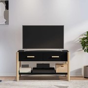 vidaXL Móvel para TV 82x38x45 cm derivados de madeira preto