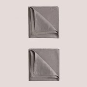 Conjunto De 2 Guardanapos Em Linho Zendan Toupeira - Sklum