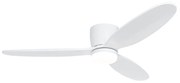 Ventilador de teto inteligente branco 132cm Incl. LED regulável em Kelvin com controle remoto - Sofio