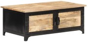 vidaXL Mesa de centro 90x50x35 cm madeira de mangueira maciça