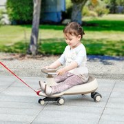 Carrinho Gira Gira para Crianças acima de 2 Anos Carrinho Wiggle com Guiador para Pais Música Luz