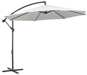 Outsunny Chapéu de Sol de Jardim Ø295x245 cm Chapéu de Sol Excêntrico