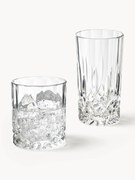 Copos com relevo em cristal George, 8 uni.