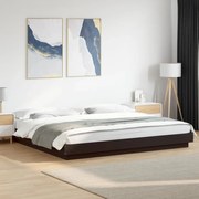 vidaXL Estrutura de cama 180x200 cm derivados de madeira preto