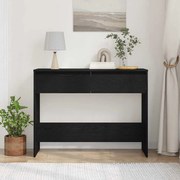 Mesa Console de Carvalho Preto vidaXL - 100x35x76.5 cm - Madeira de engenharia