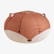 Pantalla Para Candeeiro Em Papel De Arroz Mignod Kids Telha Vermelha - Sklum