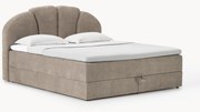 Cama boxspring com espaço de arrumação Romia