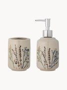 Conjunto de acessórios de casa de banho artesanal Bea com padrão de relva, conjunto de 2