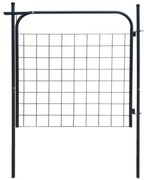 vidaXL Portão de cerca de jardim 100x100 cm antracite