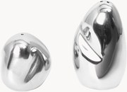 Conjunto de saleiro e pimenteiro em aço inoxidável Orevo, conjunto de 2