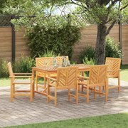 vidaXL Conjunto de Jantar para Jardim com 5 peças de madeira de acácia