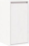 vidaXL Armário de parede 30x30x100 cm madeira de pinho maciça branco