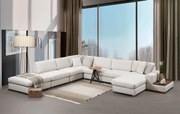 Corner Sofa Loop – Branco – 374 cm x 428 cm