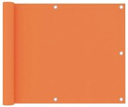 vidaXL Tela de varanda 75x600 cm tecido Oxford laranja