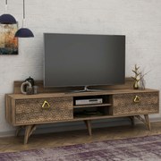 Móvel de TV Sehpası – 180 x 48,6 x 29,5 cm | Estilo Oriental e Funcion